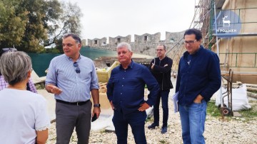 Ρόδος: Αυτοψία του Γ.Γ. του ΥΠΠΟ σε έργα στη Μεσαιωνική Πόλη