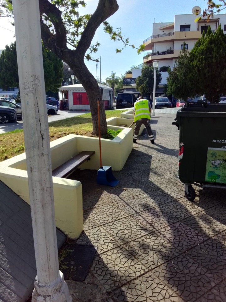 Μετά την επιχείρηση καθαριότητας της υπηρεσίας του δήμου