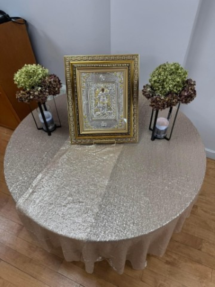 Η θαυματουργή εικόνα του Πανορμίτη στην Αμερική. The miraculous Panormitis icon in America (Photo-Sotiria Kontos).