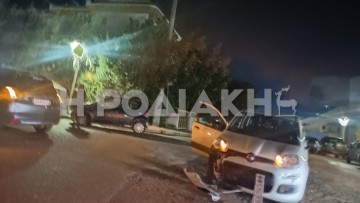 Τροχαίο ατύχημα υλικών ζημιών στο Ροδίνι