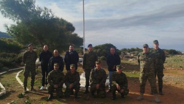 Επίσκεψη στο Φυλάκιο Κρητηνίας από τον Σύνδεσμο Εφέδρων Αξιωματικών Δωδεκανήσου