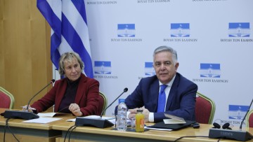 Συνάντηση του Βασίλη Α. Υψηλάντη με την Ιταλική Αντιπροσωπεία της Επιτροπής Εξωτερικών και Άμυνας της Ιταλικής Γερουσίας
