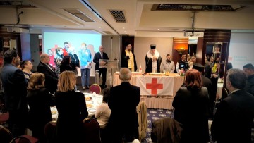 Σε θερμό κλίμα η κοπή βασιλόπιτας του Ελληνικού Ερυθρού Σταυρού Ρόδου παρουσία Αυγερινού και αρχών