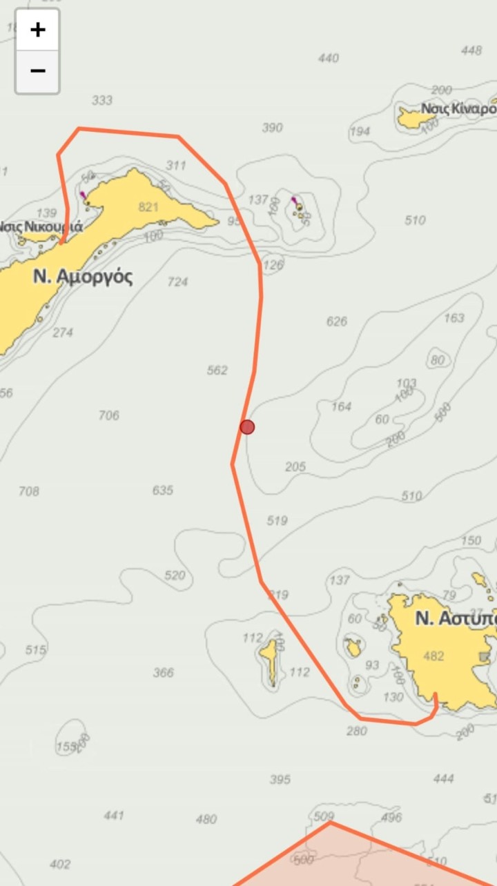 Η περιοχή όπου καταγράφηκε η παρενόχληση