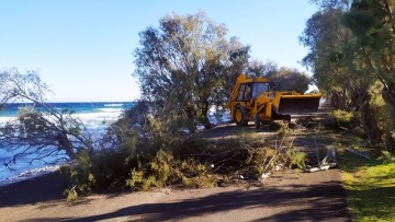 Ο δήμος Ρόδου θα καταθέσει πρόταση χρηματοδότησης για την αντιμετώπιση της διάβρωσης στην ακτή της Κρεμαστής, ύψους 3,5 εκατ. ευρώ