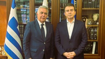 Συνάντηση του Βασίλη Α. Υψηλάντη με τον υπουργό Προστασίας του Πολίτη για τα κτηριακά θέματα (κρατητήρια Ρόδου – ΑΤ Λέρου)