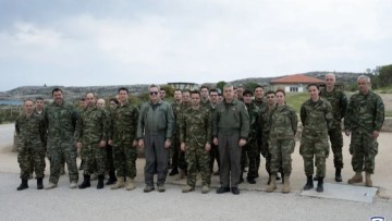 Στην Κάρπαθο ο αρχηγός της Πολεμικής Αεροπορίας - Επισκέφθηκε την 26η Μοίρα κατευθυνόμενων βλημάτων «Patriot»