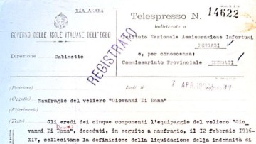 Ένα ναυάγιο από τα χρόνια της Ιταλοκρατίας στα Δωδεκάνησα