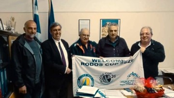 Απόστολος Ασπράκης: Συνάντηση με τη διοίκηση του Συλλόγου Ιστιοπλόων Ανοιχτής Θαλάσσης Ρόδου
